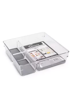 Deals 👍 Lexi Home Eco Conscious Clear 3 Compartment Acrylic Organizer Tray Set of 2 ⭐ -Cheap Waverly® Store Belk 1833