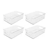 Outlet 🔔 Lexi Home Eco Conscious Clear Acrylic Organizer Tray Set of 4 🧨