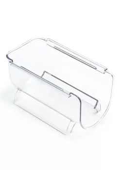 Promo 😉 Lexi Home Eco Conscious Clear Acrylic Fridge and Cabinet Wine Holder Organizer Set of 4 😉 -Cheap Waverly® Store Belk 1932