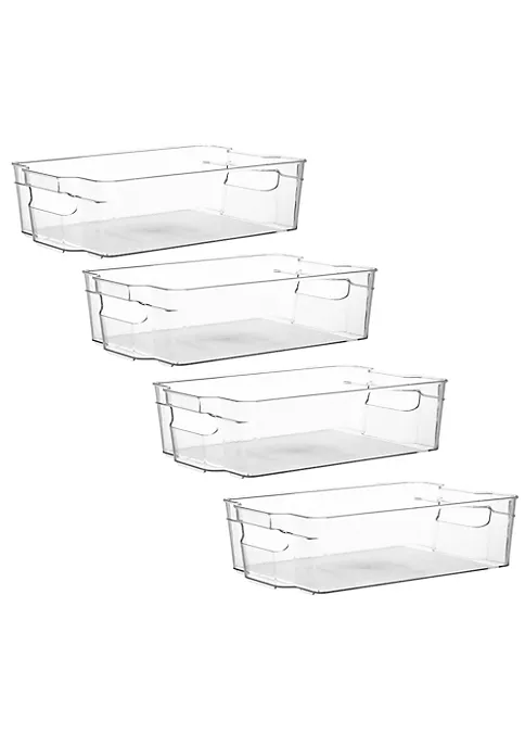 Top 10 👍 Lexi Home Eco Conscious Clear Acrylic Fridge Organizer Tray Set of 4 👍 1 Top 10 👍 Lexi Home Eco Conscious Clear Acrylic Fridge Organizer Tray Set of 4 👍