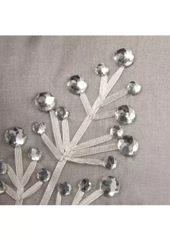 Hot Sale 🥰 National Tree 16" Gray and Silver 🔔 Christmas Snowflake Throw Pillow 👏 -Cheap Waverly® Store Belk 2023