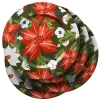 Deals 🎉 National Tree Set of 4 Red and Green Round Holiday Charger Plates 13" Unlit ⭐