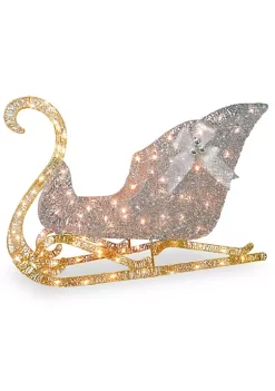 Cheap 🎉 National Tree 48" Pre-Lit Santa Sleigh 🎁 Christmas Decoration - LED Lights 🛒