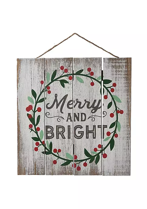 Deals 🤩 National Tree White and Green Distressed ❄ Christmas Holiday Square Wall Sign Decor 13.25" x 13.25" 🌟 3 Deals 🤩 National Tree White and Green Distressed ❄ Christmas Holiday Square Wall Sign Decor 13.25" x 13.25" 🌟 - Image 3