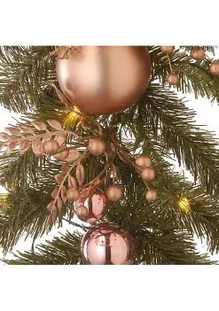 Hot Sale 💯 National Tree 6' x 12" Pre-Lit LED Battery Operated Pine Artificial 🎅 Christmas Garland - Warm White Lights 🎁 -Cheap Waverly® Store Belk 2097