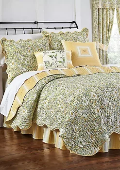 Best Sale ✨ Waverly® Paisley Verveine Reversible Quilt Set 🎉