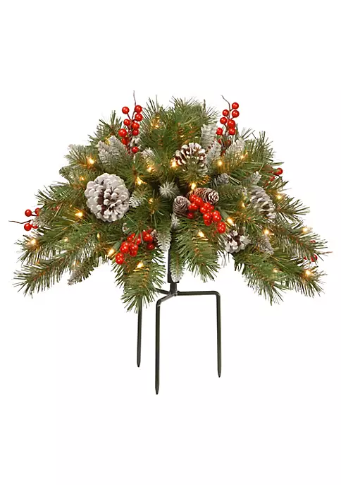 Brand new ๐ National Tree 18" Pre-Lit Frosted Berry Urn Filler ๐ Christmas Garden Stakes - Warm LED Lights ๐ 4 Brand new ๐ National Tree 18" Pre-Lit Frosted Berry Urn Filler ๐ Christmas Garden Stakes - Warm LED Lights ๐ - Image 4