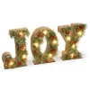 Brand new 🎁 National Tree 27" LED Lighted Green and Red JOY 🔔 Christmas Sign 🧨