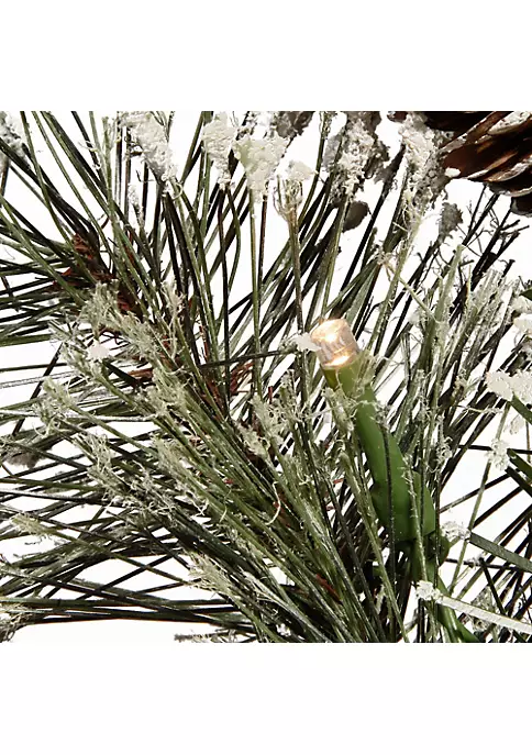 Outlet 💯 National Tree 36" Glittery Bristle Pine Battery Operated Artificial 🔔 Christmas Mailbox Swag - Warm White LED Lights ✨ 3 Outlet 💯 National Tree 36" Glittery Bristle Pine Battery Operated Artificial 🔔 Christmas Mailbox Swag - Warm White LED Lights ✨ - Image 3