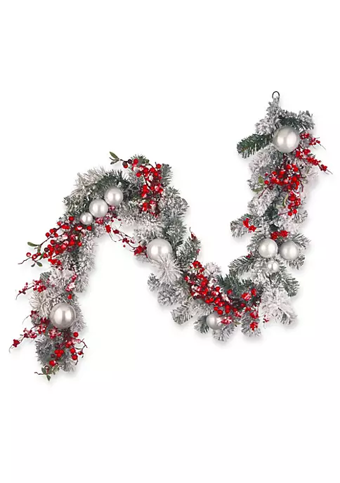 Cheapest ✨ National Tree 6' White and Red Pine Cone Artificial 🎅 Christmas Garland - Unlit 🔥 1 Cheapest ✨ National Tree 6' White and Red Pine Cone Artificial 🎅 Christmas Garland - Unlit 🔥