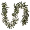 Cheap ⌛ National Tree 9' x 12" Pre-Lit Battery Operated Snowy Sheffield Spruce Artificial ❄ Christmas Garland - Multi-Color LED Lights 🎉