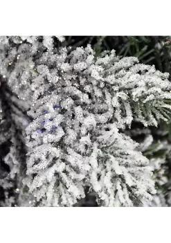 Cheap ⌛ National Tree 9' x 12" Pre-Lit Battery Operated Snowy Sheffield Spruce Artificial ❄ Christmas Garland - Multi-Color LED Lights 🎉 -Cheap Waverly® Store Belk 2239