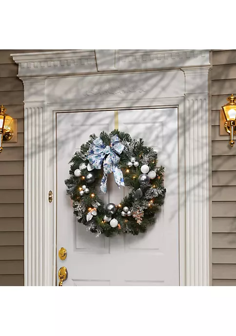 Best Pirce 💯 National Tree Pre-Lit Artificial 🎅 Christmas Wreath with Ornaments - 32-Inch Clear Lights ⭐ 2 Best Pirce 💯 National Tree Pre-Lit Artificial 🎅 Christmas Wreath with Ornaments - 32-Inch Clear Lights ⭐ - Image 2