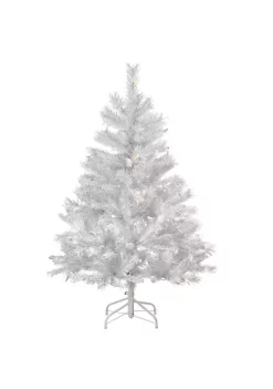 Best Pirce 🧨 National Tree 4.5' Pre-Lit White Medium Winchester Pine Artificial 🔔 Christmas Tree - Clear Lights 💯