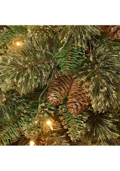Top 10 🌟 National Tree 9' x 10" Pre-Lit Pine Cones and Glitter Embellished Artificial 🎁 Christmas Garland - Clear Lights 😉 -Cheap Waverly® Store Belk 2333