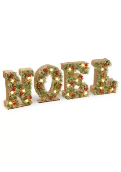 Cheap 🤩 National Tree 36" Pre-Lit Green and Red NOEL 🎁 Christmas Decor 😉 -Cheap Waverly® Store Belk 2340