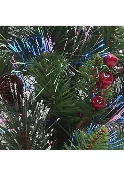 Best Pirce 🥰 National Tree 20" Pre-Lit Crestwood Spruce Battery Operated Full Artificial 🎄 Christmas Tree – Multicolor LED Lights 🔥 -Cheap Waverly® Store Belk 2354