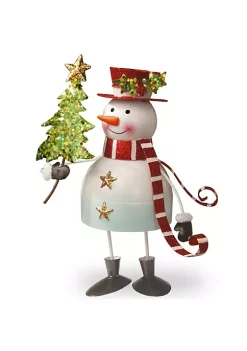 Cheapest 😀 National Tree 10" White Bobble Snowman Indoor 🎅 Christmas Decor ⌛ -Cheap Waverly® Store Belk 2388