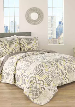 Hot Sale ✨ Waverly® Traditions by Set in Spring 3-Piece Quilt Collection ⌛