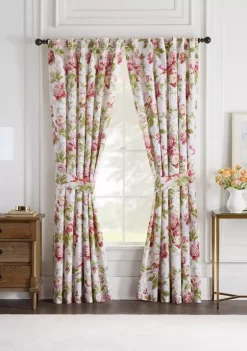 New 😍 Waverly® Forever Peony Panel Pair 😍 -Cheap Waverly® Store Belk 241