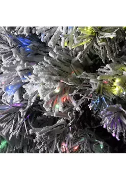 Buy 😀 National Tree 36" Green and White Evergreen Flocked 🎅 Christmas Tree Tabletop Decor 🎉 -Cheap Waverly® Store Belk 2424