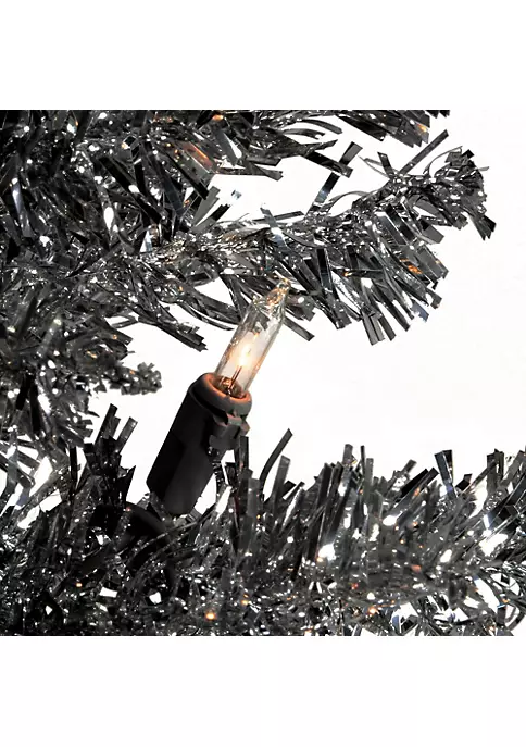 Cheap ๐ National Tree 7โ Pre-Lit Pencil Black Tinsel Artificial ๐ Christmas Tree - Clear Lights ๐ 2 Cheap ๐ National Tree 7โ Pre-Lit Pencil Black Tinsel Artificial ๐ Christmas Tree - Clear Lights ๐ - Image 2