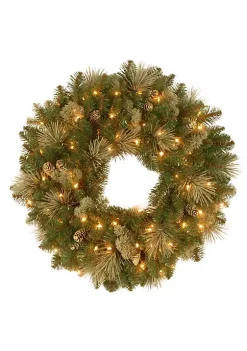 Cheap 😍 National Tree 24" Pre-Lit Carolina Pine 🔔 Christmas Wreath-Clear Lights 👏 -Cheap Waverly® Store Belk 2441