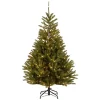 Budget ⌛ National Tree 6.5’ Pre-Lit Medium Topeka Spruce Artificial 🔔 Christmas Tree - Clear LED Lights 👏