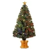 Cheapest 🤩 National Tree 48" Pre-Lit Medium Fiber-Optic Artificial ❄ Christmas Fireworks Tree - LED Lights 🤩