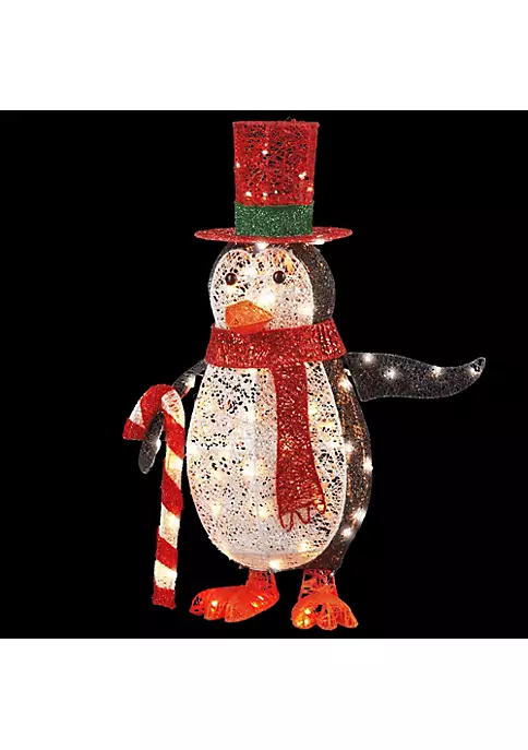 Best Sale 😍 National Tree 36" White and Black Penguin 🎄 Christmas Decor with White Led Lights ⭐ 2 Best Sale 😍 National Tree 36" White and Black Penguin 🎄 Christmas Decor with White Led Lights ⭐ - Image 2