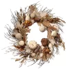 Buy ✨ National Tree White and Brown Artificial Autumn Wreath - 28-Inch Unlit 👍
