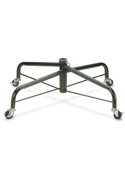 Wholesale 🔔 National Tree 32" Green and Silver Rolling Artificial 🔔 Christmas Tree Stand with Wheels 💯
