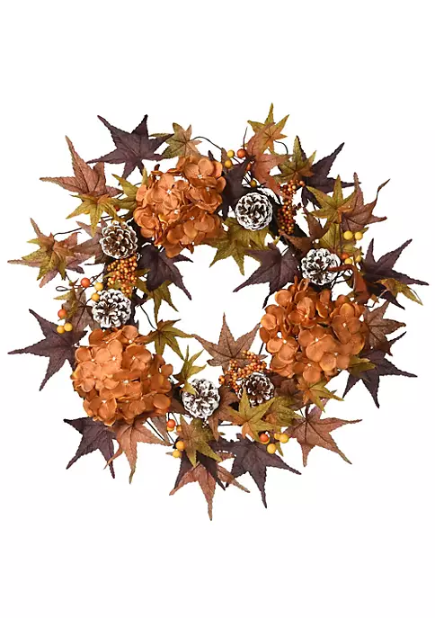 Best Pirce ๐ฅฐ National Tree Hydrangea and Maple Leaves Artificial ๐ช Thanksgiving Wreath - 24-Inch Unlit ๐ 1 Best Pirce ๐ฅฐ National Tree Hydrangea and Maple Leaves Artificial ๐ช Thanksgiving Wreath - 24-Inch Unlit ๐