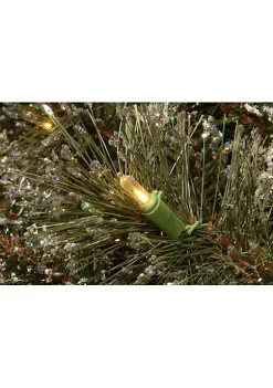 Best Sale 😀 National Tree 12" Pre-Lit Bristle Pine Sleigh Artificial Bush - Warm LED Lights 🔥 -Cheap Waverly® Store Belk 2603