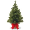 Budget 😍 National Tree 2' Potted Noble Spruce Medium Artificial 🎄 Christmas Tree - Unlit ⭐