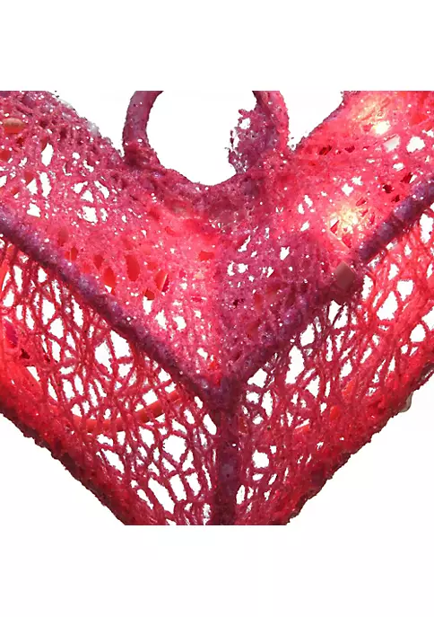 Buy ❤️ National Tree 15" Pink Pre-Lit Contemporary Heart Hanging Decor - Red LED Lights 🔔 3 Buy ❤️ National Tree 15" Pink Pre-Lit Contemporary Heart Hanging Decor - Red LED Lights 🔔 - Image 3