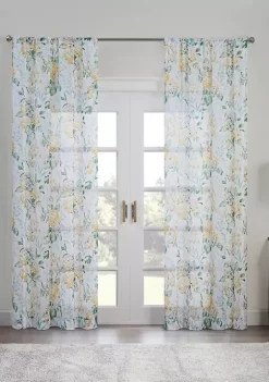 Discount 👏 Waverly® BLUSHING BLOOM SHEER PANEL 😉 -Cheap Waverly® Store Belk 326