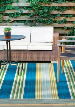 New 🎁 Waverly® Sun & Shade 5.3 ft x 7.5 ft Area Rug 🥰
