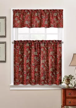 Best reviews of 🤩 Traditions by Waverly® Navarra Floral Tier and Valance Set 🔥 -Cheap Waverly® Store Belk 385