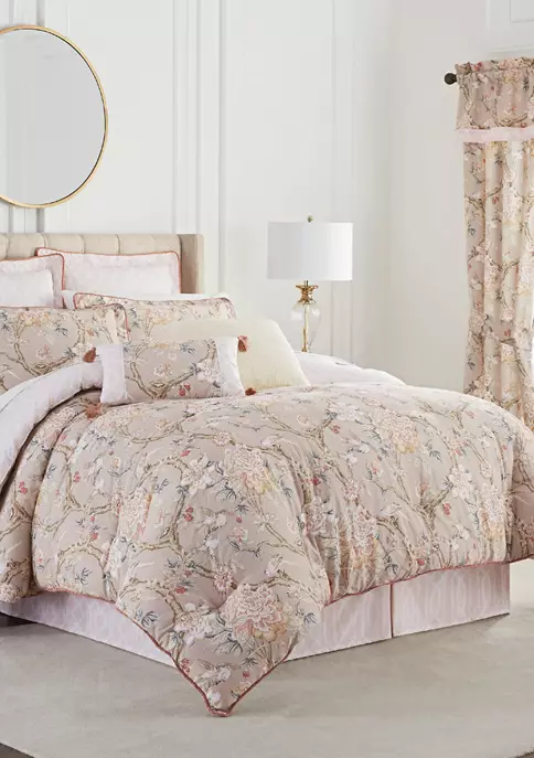 Outlet 👏 Waverly® Mudan 4 Piece Comforter Set 👏 1 Outlet 👏 Waverly® Mudan 4 Piece Comforter Set 👏
