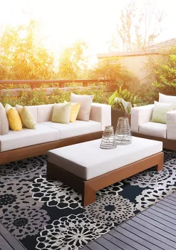 New 🥰 Waverly® Sun & Shade 5.3 ft x 7.5 ft Area Rug 😍