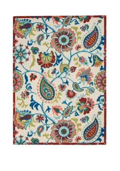 New 👍 Waverly® Sun & Shade 5.3 ft x 7.5 ft Area Rug 🎉