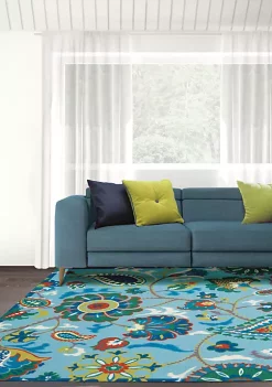 New 👍 Waverly® Sun & Shade 5.3 ft x 7.5 ft Area Rug 🎉 -Cheap Waverly® Store Belk 491