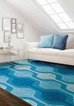 Best Sale 🎁 Waverly® Sun & Shade 5.3 ft x 7.5 ft Area Rug 🎁