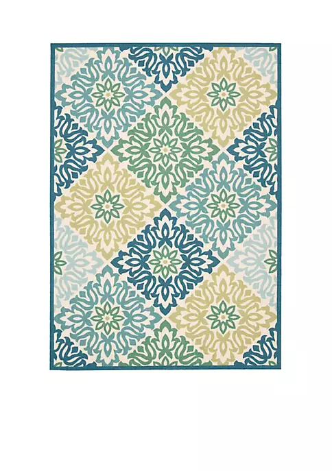 Deals 🎁 Waverly® Sun n' Shade Indoor/Outdoor Sweet Things Marine Area Rugs - Online Only 🛒 1 Deals 🎁 Waverly® Sun n' Shade Indoor/Outdoor Sweet Things Marine Area Rugs - Online Only 🛒