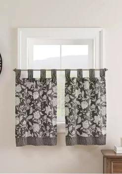 Budget ⭐ Waverly® Stencil Vine Window Tier Pair 👏