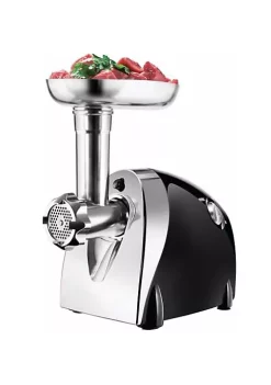Hot Sale 😀 Lexi Home Chefman Meat Grinder Sausage Stuffer 3 Size Stainless Steel Grinding Plate 550W ❤️