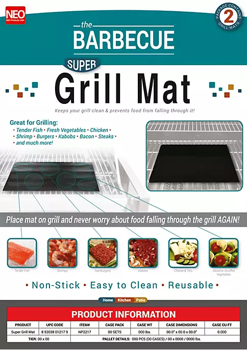 Buy 🛒 Lexi Home Heavy Duty BBQ Grill Mats for Outdoor Grill - Non Stick, Reusable, and Easy to Clean (Set of 4) 🔔 4 Buy 🛒 Lexi Home Heavy Duty BBQ Grill Mats for Outdoor Grill - Non Stick, Reusable, and Easy to Clean (Set of 4) 🔔 - Image 4