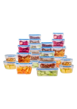 Hot Sale 👏 Lexi Home Durable Meal Prep Plastic Food Containers with Snap Lock Lids - Set of 48 🤩
