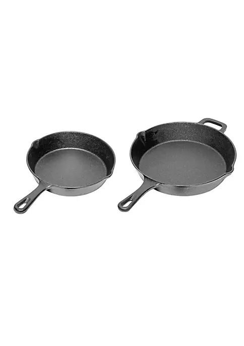 Promo 😍 Lexi Home Durable Pre Seasoned Cast Iron Frying Pan - Set of 2 ( 8 & 10 inches) 👏 5 Promo 😍 Lexi Home Durable Pre Seasoned Cast Iron Frying Pan - Set of 2 ( 8 & 10 inches) 👏 - Image 5